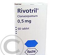 RIVOTRIL 0,5 MG  50X0.5MG Tablety, RIVOTRIL, 0,5, MG, 50X0.5MG, Tablety