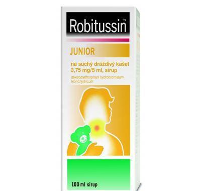 ROBITUSSIN JUNIOR NA SUCHÝ DRÁŽDIVÝ KAŠEL  100ML/75MG Sirup, ROBITUSSIN, JUNIOR, NA, SUCHÝ, DRÁŽDIVÝ, KAŠEL, 100ML/75MG, Sirup