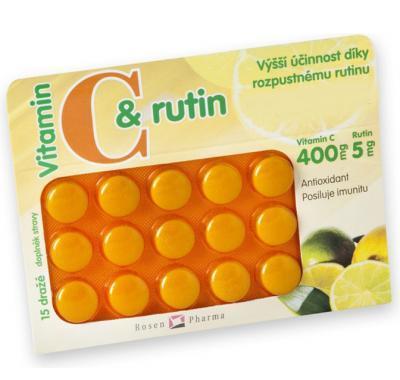 Rosen C rutin 400 mg drg.15, Rosen, C, rutin, 400, mg, drg.15