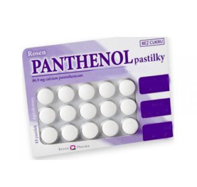 Rosen PANTHENOL pastilky 15ks, Rosen, PANTHENOL, pastilky, 15ks