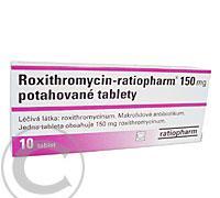 ROXITHROMYCIN-RATIOPHARM 150 MG  10X150MG Potahované tablety