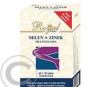 Royal Plus Selen   Zinek tbl. 60   30 zdarma