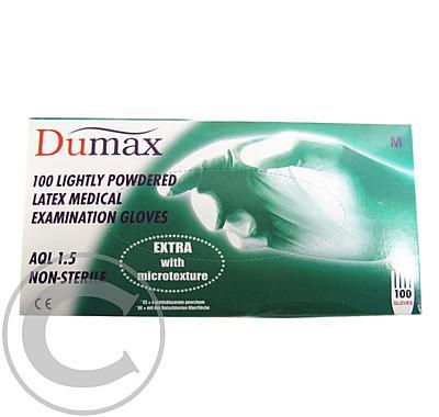 Rukavice DUMAX latex.nest.M 100ks pudr, Rukavice, DUMAX, latex.nest.M, 100ks, pudr