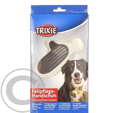 Rukavice vyčesávací  koženka s gumou Trixie 1ks