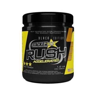 Rush, předtréninková směs, 454 g, Stacker2 - Tropical Lemonade