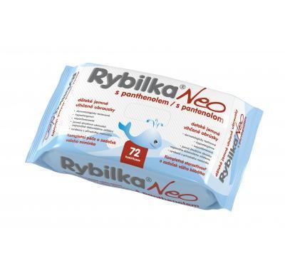 Rybilka NEO s panthenolem dětské ubrousky 72 ks, Rybilka, NEO, panthenolem, dětské, ubrousky, 72, ks