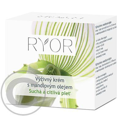 RYOR Suchá citlivá pleť Výživný krém s mandlovým olejem 50ml