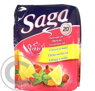 SAGA čaj citrusy máta 20x2g