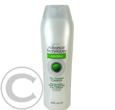 Šampon 2 v 1 proti pro všechny typy vlasů Daily Shine (2-in-1 Shampoo & Conditioner) 400 ml