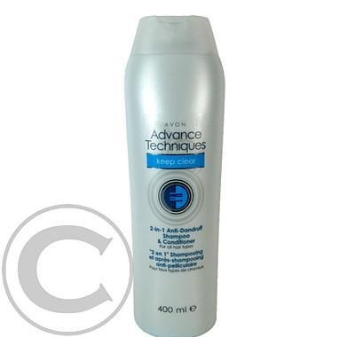 Šampon a kondicionér 2 v 1 proti lupům pro všechny typy vlasů (Keep Clear) 400 ml
