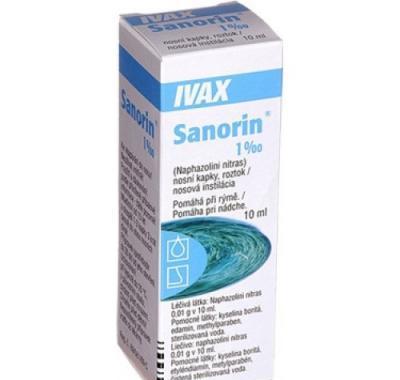 SANORIN 1 PM  1X10ML Nosní kapky, roztok