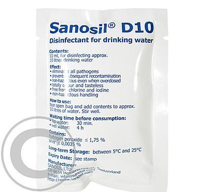 Sanosil D10 na dezinfekci vody 10ml sáček/10l vody, Sanosil, D10, dezinfekci, vody, 10ml, sáček/10l, vody