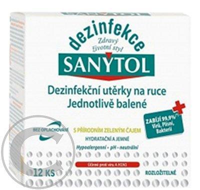 Sanytol dezinfekční utěrrky na ruce 12ks, Sanytol, dezinfekční, utěrrky, ruce, 12ks