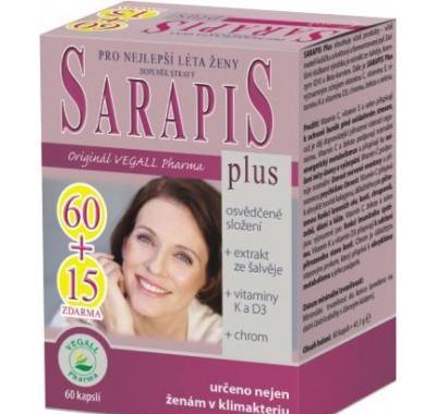 Sarapis plus 60   15 kapslí, Sarapis, plus, 60, , 15, kapslí