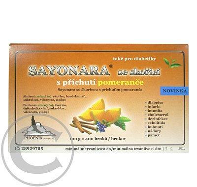 SAYONARA powder čaj skořice s příchutí pomeranče 100g, SAYONARA, powder, čaj, skořice, příchutí, pomeranče, 100g