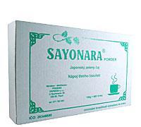 SAYONARA powder Japonský zelený čaj 4 sáčky x 25 g