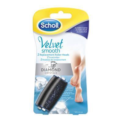 SCHOLL Velvet Smooth náhradní hlavice Extra hrubé 2 kusy