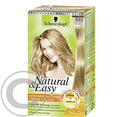 SCHWARZKOPF natural&easy 532 světle popel plavá, SCHWARZKOPF, natural&easy, 532, světle, popel, plavá