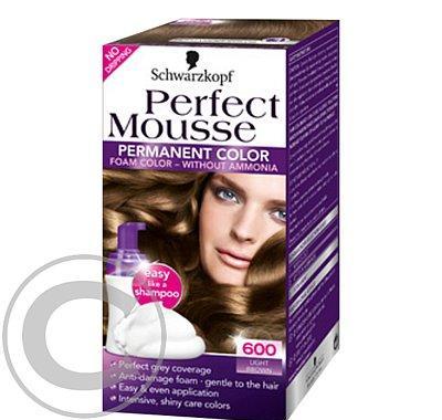 Schwarzkopf Perfect Mousse 600 světle hnědý