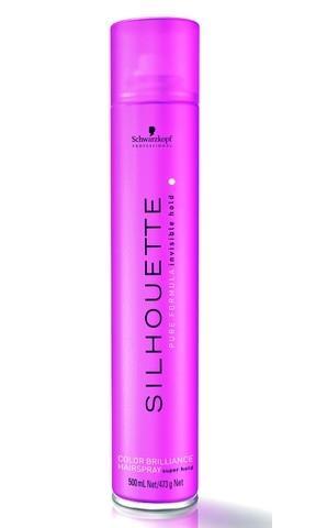 Schwarzkopf Silhouette Color Brilliance Hairspray Super Hold  500ml Silná fixace pro zářivou barvu