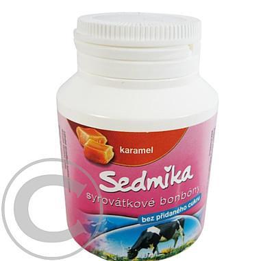 SEDMIKA syrovátkové bonbóny 70g karamel, SEDMIKA, syrovátkové, bonbóny, 70g, karamel