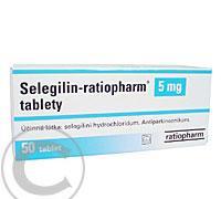 SELEGILIN-RATIOPHARM 5 MG  50X5MG Tablety