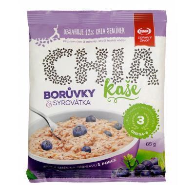 SEMIX CHIA kaše borůvky a syrovátka 65 g, SEMIX, CHIA, kaše, borůvky, syrovátka, 65, g