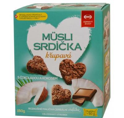 SEMIX Müsli srdíčka křupavá s čokoládou a kokosem 150 g
