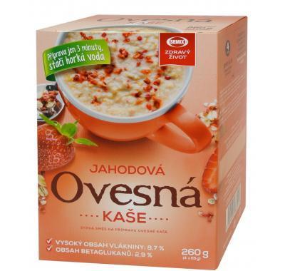 SEMIX Ovesná kaše jahodová 260 g, SEMIX, Ovesná, kaše, jahodová, 260, g