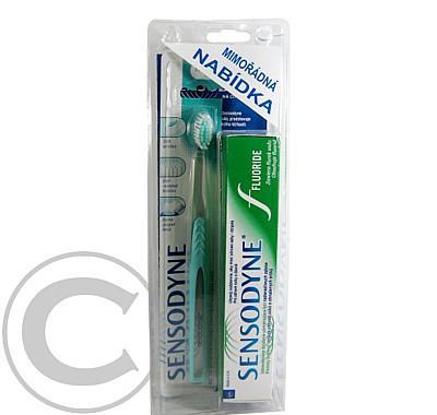 Sensodyne balíček (zubní pasta Fluorid 75 ml   kartáček), Sensodyne, balíček, zubní, pasta, Fluorid, 75, ml, , kartáček,