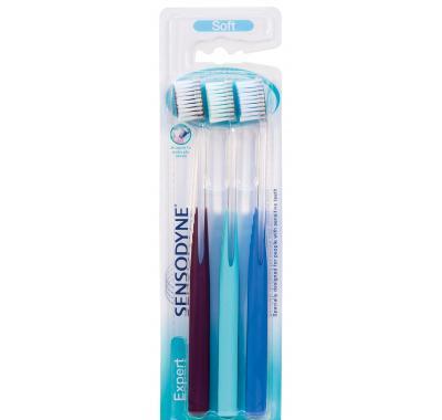 Sensodyne Expert Soft Trio pack zubní kartáček, Sensodyne, Expert, Soft, Trio, pack, zubní, kartáček