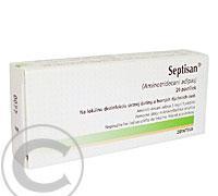 SEPTISAN  20X5MG Pastilky rozp. v ústech, SEPTISAN, 20X5MG, Pastilky, rozp., ústech