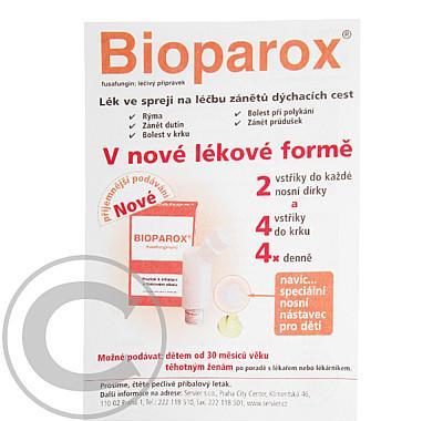 Servier - prospekt k produktu Bioparox, formát 150 x 105 mm, Servier, prospekt, k, produktu, Bioparox, formát, 150, x, 105, mm