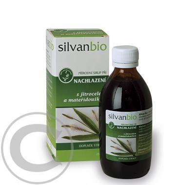 SILVANBIO Sirup s jitrocelem a mateřídouškou 250ml, SILVANBIO, Sirup, jitrocelem, mateřídouškou, 250ml