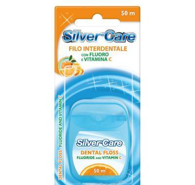 SilverCare Dentální nit s vitaminem C a fluoridem 50 m