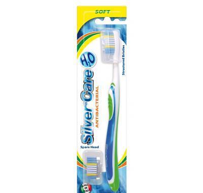SilverCare H2O Zubní kartáček měkký s výměnnou náhradní hlavicí v blisteru 1   1 kusů : VÝPRODEJ