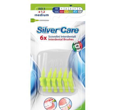 SilverCare Mezizubní kartáček střední 6 kusů