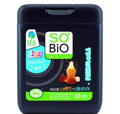 SO´BIO Bio sprchový gel na tělo a vlasy pro děti cola 300 ml