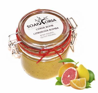 SOAPHORIA Citrusová bomba peeling 250 ml, SOAPHORIA, Citrusová, bomba, peeling, 250, ml