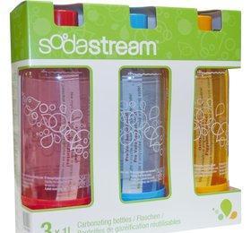 SODASTREAM Lahev TriPack 1l ORANGE/RED/BLUE