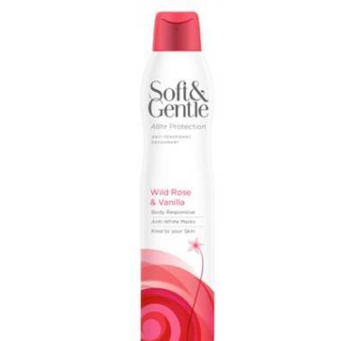Soft & Gentle Deo Spray Wild Rose & Vanilla ( Divoká růže a vanilka ) 150 ml