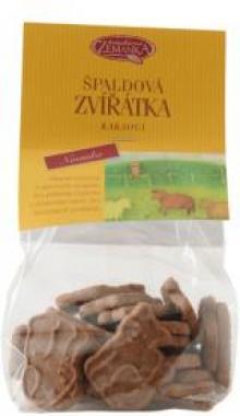 Špaldová zvířátka kakaová 100 g, Špaldová, zvířátka, kakaová, 100, g