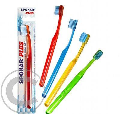 SPOKAR Plus zubní kartáček 3428 extra měkký, SPOKAR, Plus, zubní, kartáček, 3428, extra, měkký