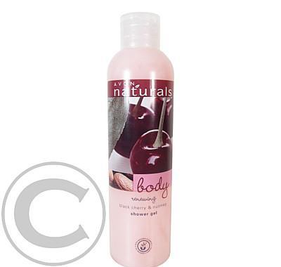 Sprchový gel s černou třešní a muškátovým ořechem Naturals (Black Cherry & Nutmeg Shower Gel) 200 ml, Sprchový, gel, černou, třešní, muškátovým, ořechem, Naturals, Black, Cherry, &, Nutmeg, Shower, Gel, 200, ml