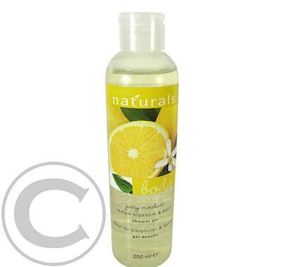 Sprchový gel s citronem a bazalkou Naturals (Lemon Blossom & Basil Shower Gel) 200 ml