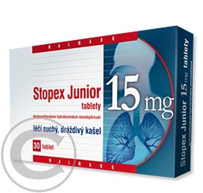STOPEX JUNIOR 15 MG TABLETY  30X15MG Tablety, STOPEX, JUNIOR, 15, MG, TABLETY, 30X15MG, Tablety