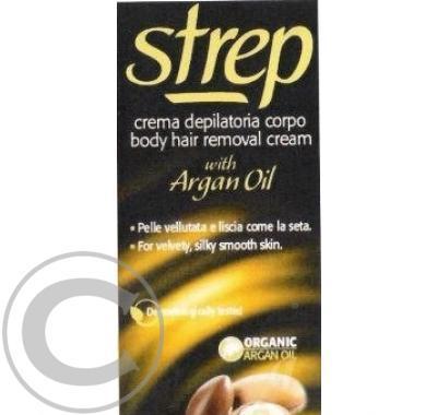 Strep depilační krém, arganový olej 100ml, Strep, depilační, krém, arganový, olej, 100ml