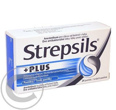 STREPSILS PLUS  24 Pastilky rozp. v ústech