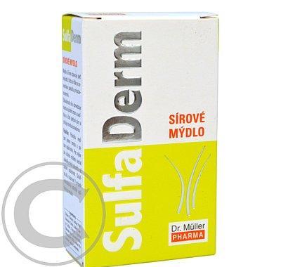 SulfaDerm sírové mýdlo 90g, SulfaDerm, sírové, mýdlo, 90g