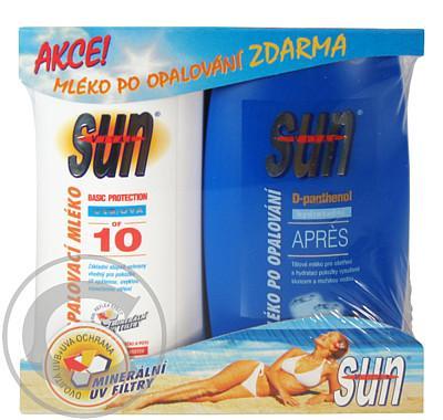 SUN VITAL Opalovací mléko OF10   Mléko po opalování ZDARMA 2x200ml